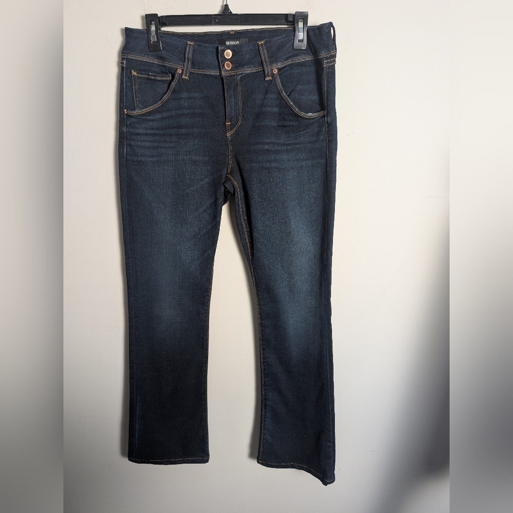 Hudson Jeans Beth Baby Bootcut Dark Jeans Sz 30